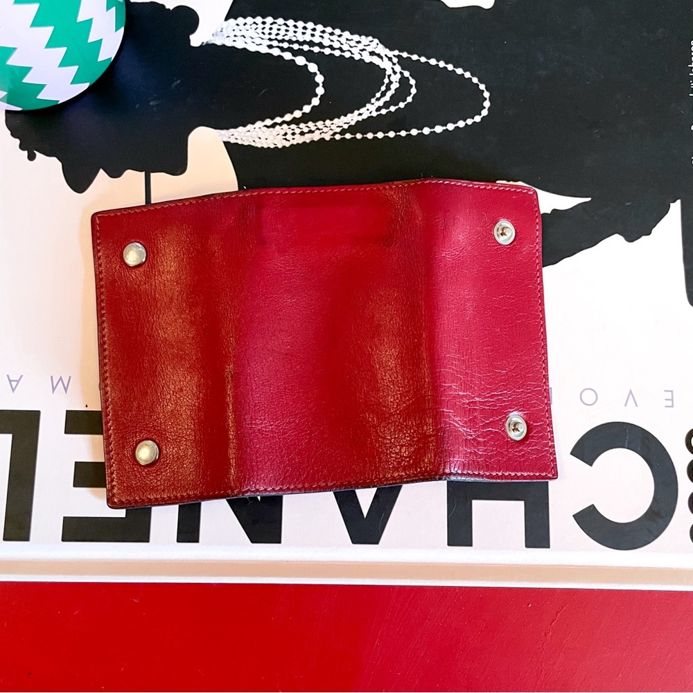 Authentic Hermes Etui Cles Chevre Red Leather 4 Ring Key‎ Case - Picture 3 of 8